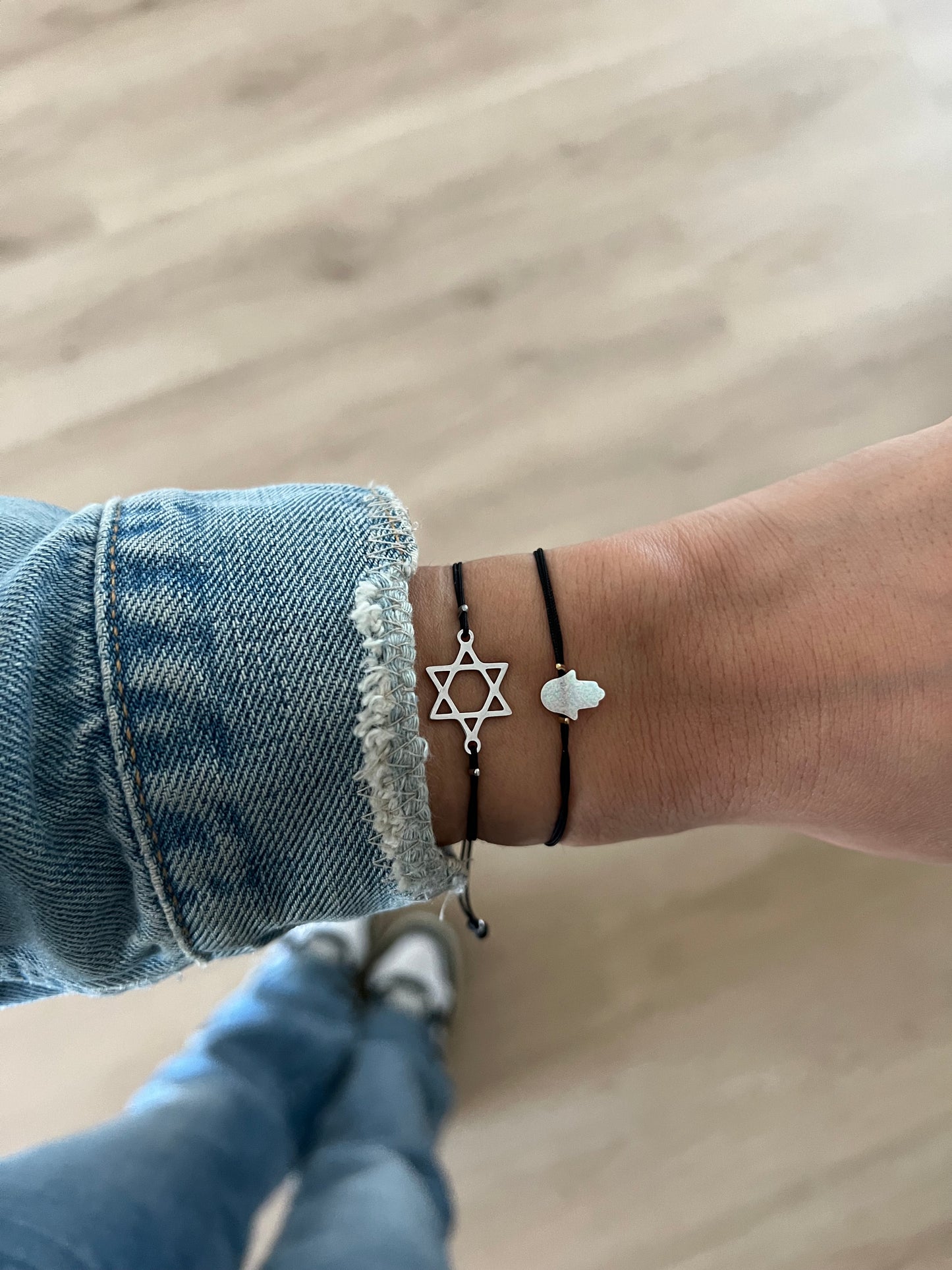 Opal Hamsa Bracelet