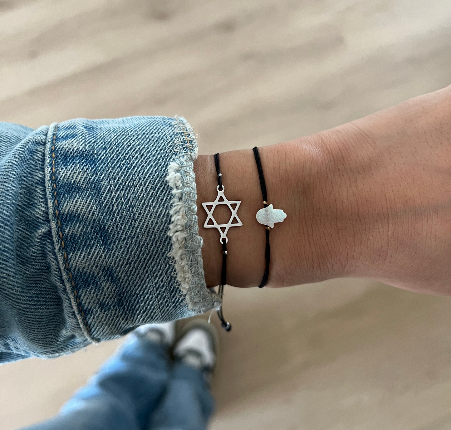 Opal Hamsa Bracelet