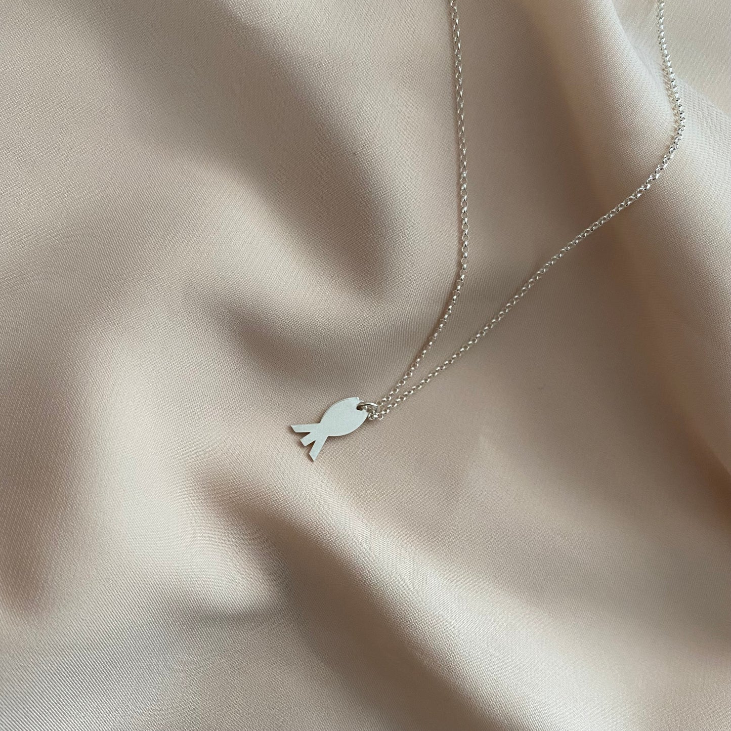 Sterling Silver Fish Necklace