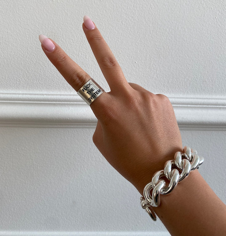 FUCK THE SISTEM Ring