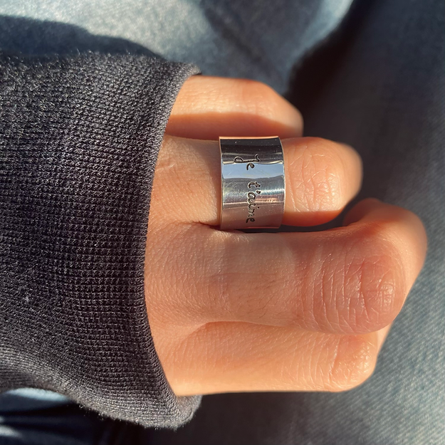 Basic ring | Handwriting Ring