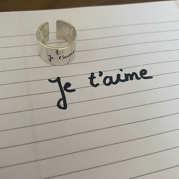 Basic ring | Handwriting Ring
