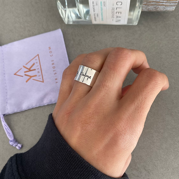 Basic ring | Handwriting Ring