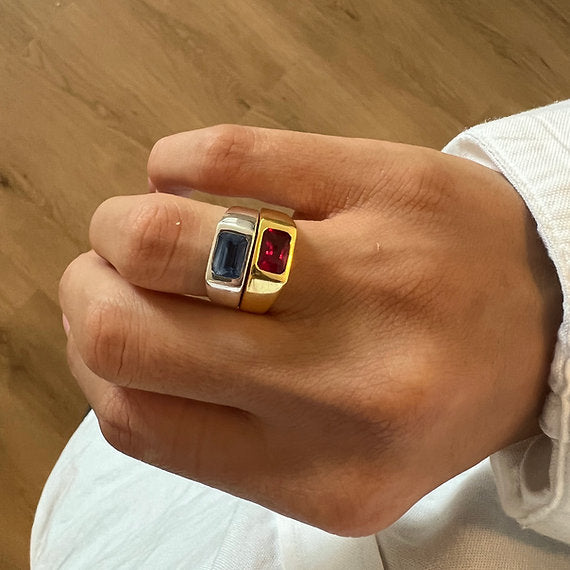 Gemstone cocktail ring