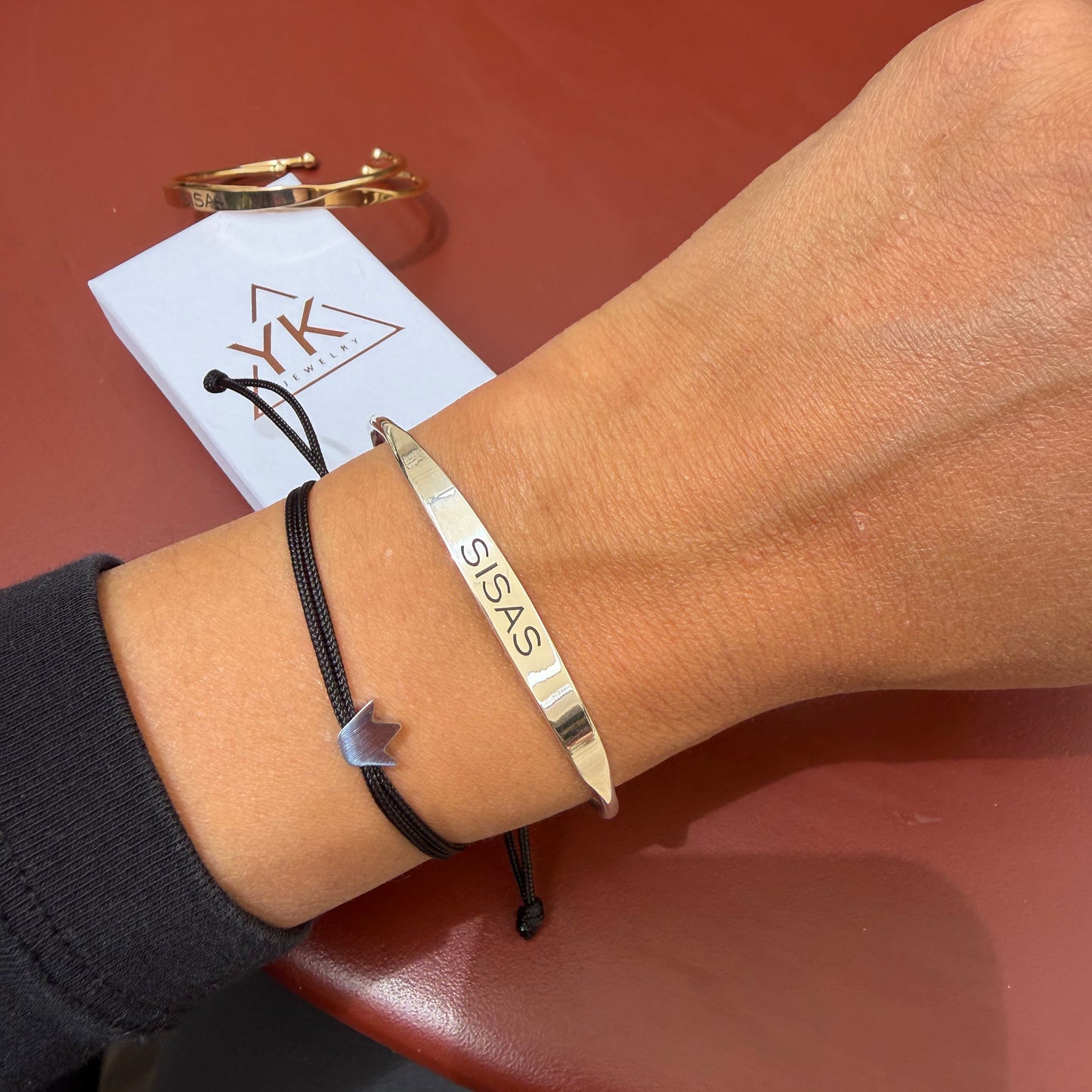 Custom Silver Cuff Bracelet