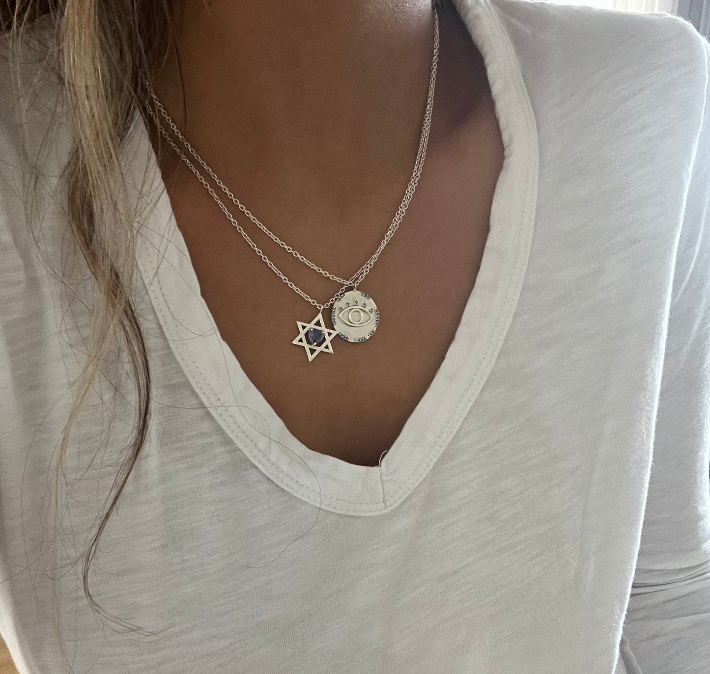 Magen David Shapphir Necklace