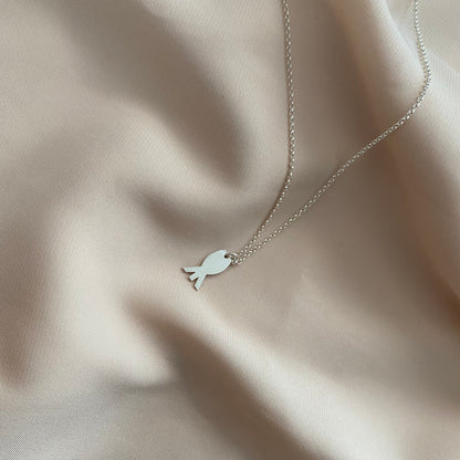 Sterling Silver Fish Necklace