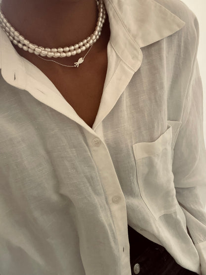 Sterling Silver Fish Choker