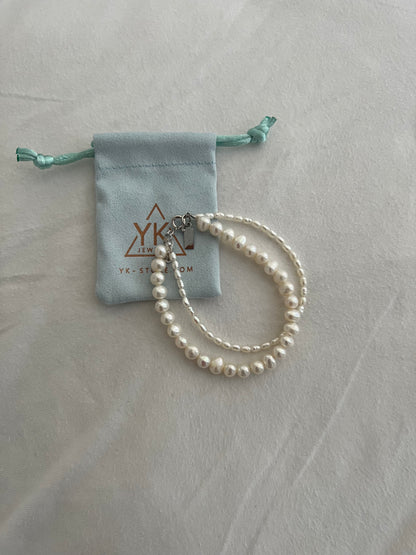 Double Pearls Bracelet