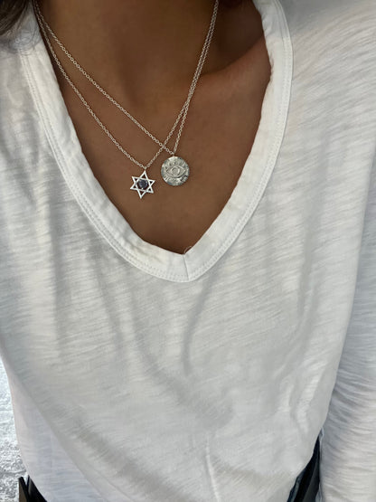 Magen David Shapphir Necklace