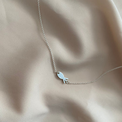 Sterling Silver Fish Choker