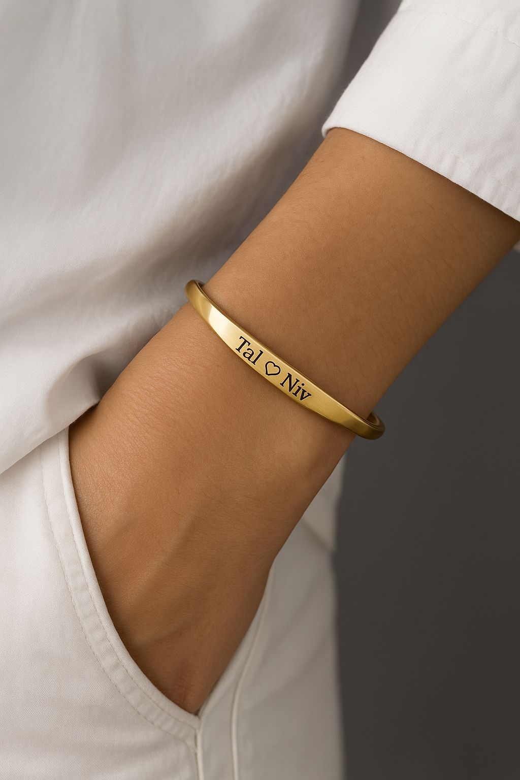 Custom Silver Cuff Bracelet