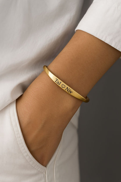 Custom Silver Cuff Bracelet