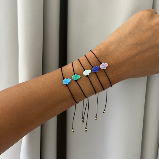 Opal Hamsa Bracelet