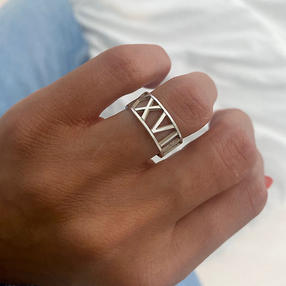 Roman Numeral Ring