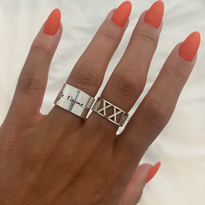 Roman Numeral Ring