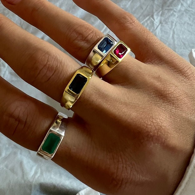 Gemstone cocktail ring