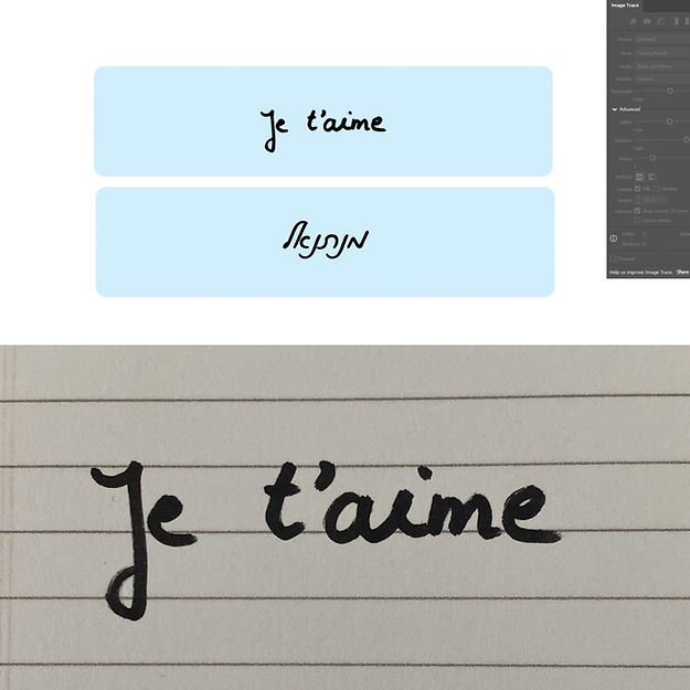 Basic ring | Handwriting Ring