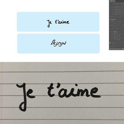 Basic ring | Handwriting Ring