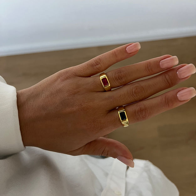 Gemstone cocktail ring