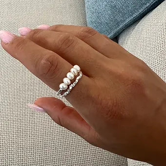 Orion Pearl Ring Set