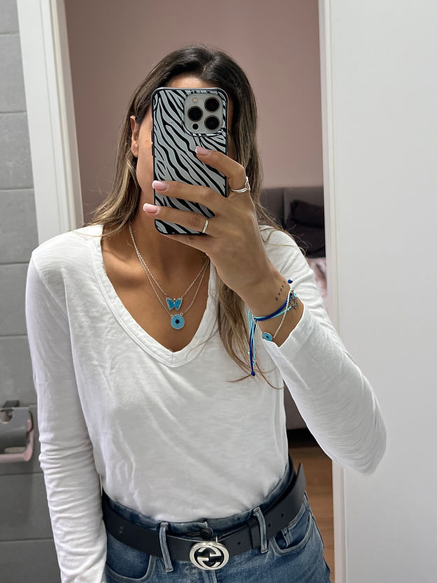 Butterfly Necklace Gem