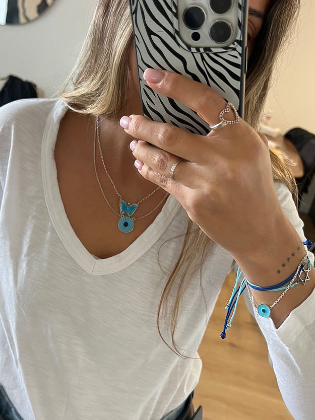 Butterfly Necklace Gem