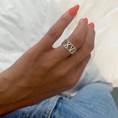 Roman Numeral Ring